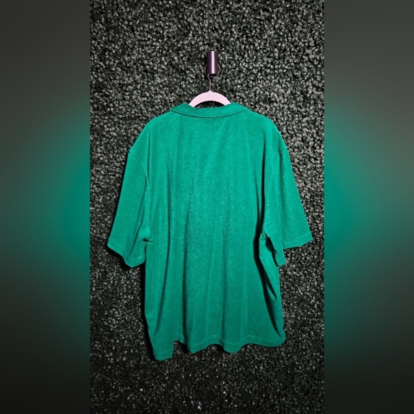 Men's Green Short Sleeve Shirt - Picture 4 of 5